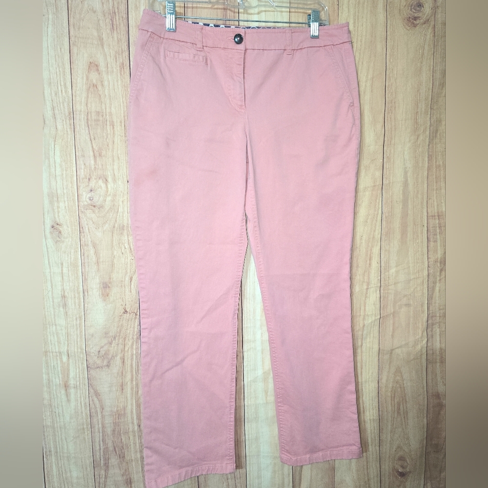 Boden Women's Blush Pink Straight Leg Pants Size 8R